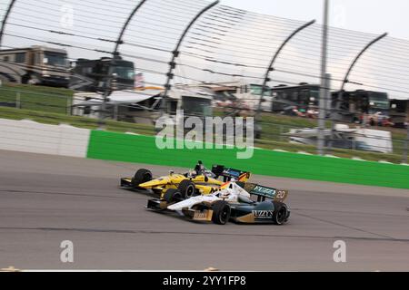 Newton Iowa, États-Unis - 22 juin 2013 : IndyCar Iowa Corn 250, Iowa Speedway, entraînements et qualifications. Ed Carpenter Indianapolis Fuzzy's Vodka Banque D'Images