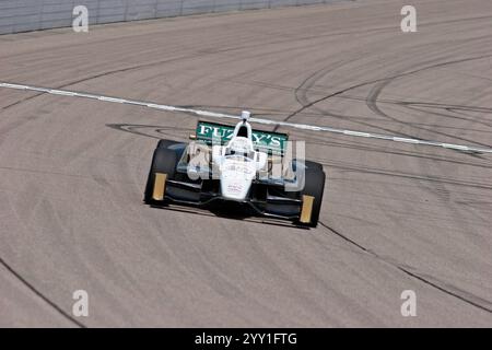 Newton Iowa, États-Unis - 22 juin 2013 : IndyCar Iowa Corn 250, Iowa Speedway, entraînements et qualifications. Ed Carpenter Indianapolis Fuzzy's Vodka Banque D'Images