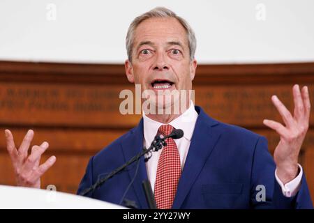 [MccLi0009646] Nigel Farage et Richard TICE lors d'un événement Reform UK cet après-midi. C) Belinda Jiao 07598931257 www.belindajiao.com jiao.bilin@gmai Banque D'Images