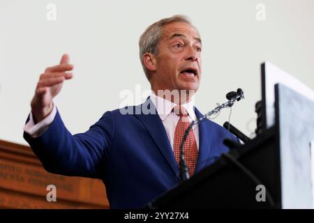 [MccLi0009646] Nigel Farage et Richard TICE lors d'un événement Reform UK cet après-midi. C) Belinda Jiao 07598931257 www.belindajiao.com jiao.bilin@gmai Banque D'Images