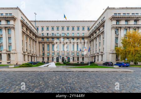 Place de la révolution dans le centre de Bucarest Banque D'Images