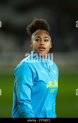 Barcelone, Espagne, 18, décembre 2024. Espagne - Football - Ligue des Champions féminine - phase de groupes - FC Barcelone v Manchester City. (35) Khiara Keating. Crédit : Joan Gosa/Alamy Live News Banque D'Images