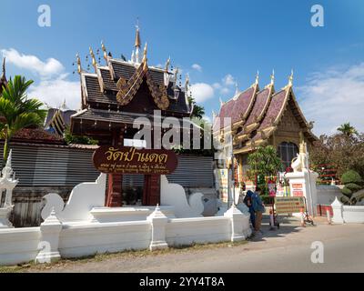 CHIANG mai THAÏLANDE, 19 DÉCEMBRE 2024 : Wat Pa Daed est la consécration du Seigneur Ganesha. dieu du succès. Banque D'Images