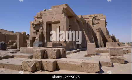 Temple de Sobek et Haroeris, temple de Kom Ombo, Egypte Banque D'Images