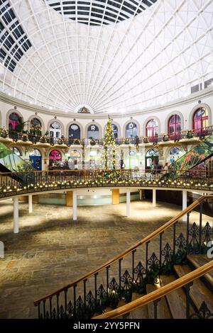 Centre commercial Leeds Corn Exchange, Leeds, Yorkshire, Royaume-Uni Banque D'Images