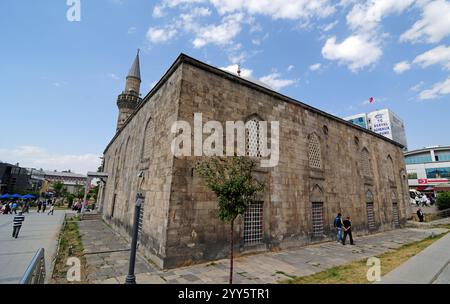 Vue depuis la Mosquée historique Lala Mustafa Pacha à Erzurum, Turquie Banque D'Images