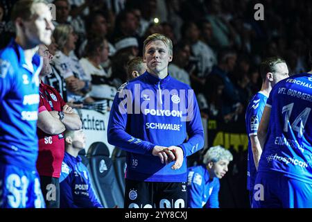 Kiel, Deutschland. 19 décembre 2024. Bertram Obling (VfL Gummersbach, #16) GER, THW Kiel vs. VfL Gummersbach, Handball, DHB-Pokal, Viertelfinale, saison 2024/2025, 19.12.2024 Foto : Eibner-Pressefoto/Marcel von Fehrn crédit : dpa/Alamy Live News Banque D'Images