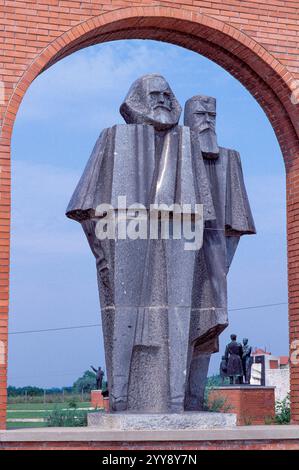 Hongrie, Budapest, Memento Park ou Szobor Park, un lieu en mémoire de l'histoire socialiste. Banque D'Images