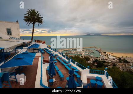 Sidi Bou Said à Tunis, en Tunisie Banque D'Images