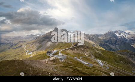Grossglockner High Alpine Road en Autriche Banque D'Images