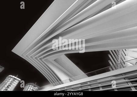 Architecture moderne dans le nord de l'Espagne Banque D'Images