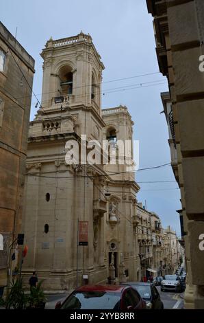 Basilica of Saint Dominic & Porto Salvo, Merchants offerts, Valletta, Malta, Europe Banque D'Images
