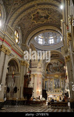 Église Saint Dominique, Valette, Malte, Europe Banque D'Images