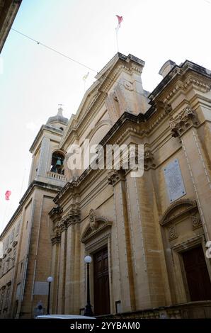 Église de l'Annonciation, Birgu-Vittoriosa, Malte, Europe Banque D'Images