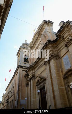 Église de l'Annonciation, Birgu-Vittoriosa, Malte, Europe Banque D'Images