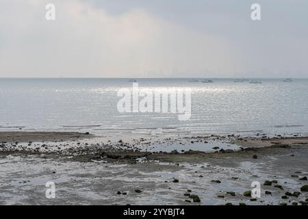 La côte du golfe Persique de Koweït City, Koweït Banque D'Images