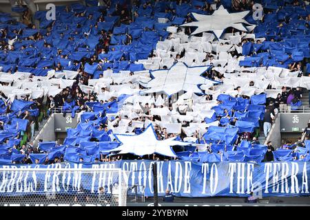 MELBOURNE, AUSTRALIE. 21 décembre 2024. ISUZU A League Round 9, vue générale des fans de Melbourne Victory lors de la Melbourne Victory vs Melbourne City depuis AAMI Park, Melbourne, Australie. Crédit : Karl Phillipson / Alamy Live News Banque D'Images