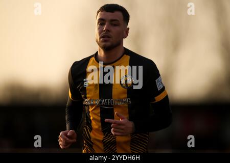 Henry Landers de Leamington lors du match de la National League North entre Leamington et Curzon Ashton Banque D'Images