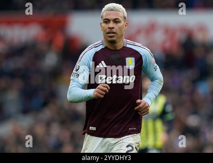 Birmingham, Royaume-Uni. 21 décembre 2024. Morgan Rogers d'Aston Villa lors du match de premier League à Villa Park, Birmingham. Le crédit photo devrait se lire : Andrew Yates/Sportimage crédit : Sportimage Ltd/Alamy Live News Banque D'Images