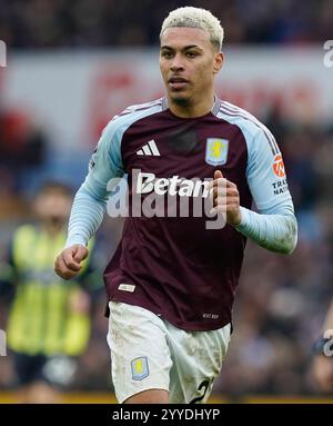 Birmingham, Royaume-Uni. 21 décembre 2024. Morgan Rogers d'Aston Villa lors du match de premier League à Villa Park, Birmingham. Le crédit photo devrait se lire : Andrew Yates/Sportimage crédit : Sportimage Ltd/Alamy Live News Banque D'Images