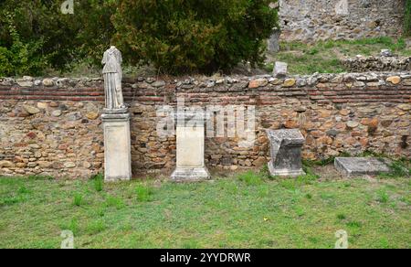 Une vue de l'ancienne ville d'Héracléa à Bitola, Macédoine Banque D'Images