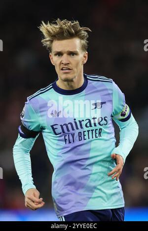 LONDRES, Royaume-Uni - 21 décembre 2024 : Martin Odegaard d'Arsenal lors du match de premier League entre Crystal Palace FC et Arsenal FC à Selhurst Park (crédit : Craig Mercer/ Alamy Live News) Banque D'Images