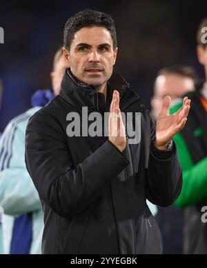 Londres, Royaume-Uni. 21 décembre 2024. Crystal Palace v Arsenal - premier League - Selhurst Park. Mikel Arteta, responsable de l'arsenal. Crédit photo : Mark pain/Alamy Live News Banque D'Images