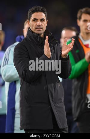 Londres, Royaume-Uni. 21 décembre 2024. Crystal Palace v Arsenal - premier League - Selhurst Park. Mikel Arteta, responsable de l'arsenal. Crédit photo : Mark pain/Alamy Live News Banque D'Images