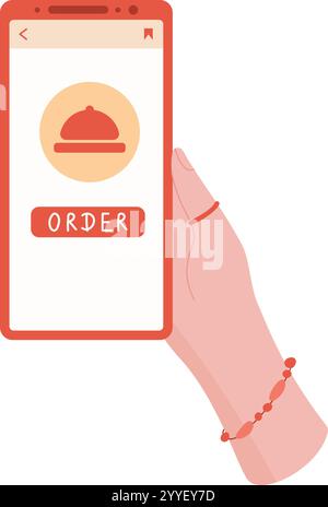 Application pour téléphone portable Illustration de Vecteur