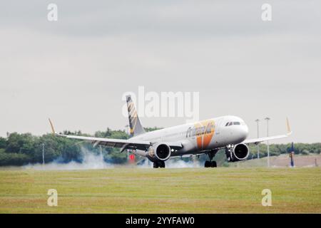 OY-PAA Primera Airlines Scandinavia Airbus A321-251N Londres Heathrow UK 20-06-2018 v1 Banque D'Images