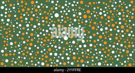 Beaucoup de divers colorés placés aléatoirement, et de taille taches, cercles, motif de fleurs - texture de style moderne, fond, élément de conception dans VEC modifiable Illustration de Vecteur