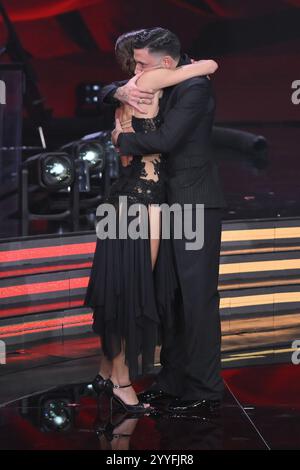 Rome : Auditorium Rai du Foro Italico. Dernière soirée dansante avec les Stars. Sur la photo : Banque D'Images