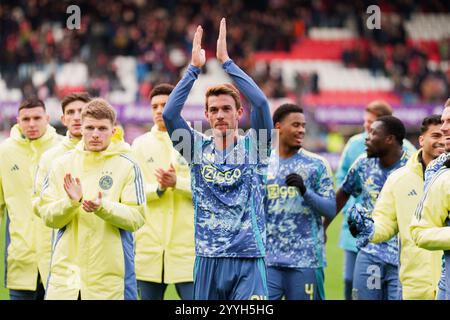 Roterdam, pays-Bas. 22 décembre 2024. ROTTERDAM, 21-12-2024, Stadium Het Kasteel, saison 2024/2025, Dutch Eredivisie Football entre Sparta Rotterdam et Ajax, Ajax joueur Daniele Rugani crédit : Pro Shots/Alamy Live News Banque D'Images