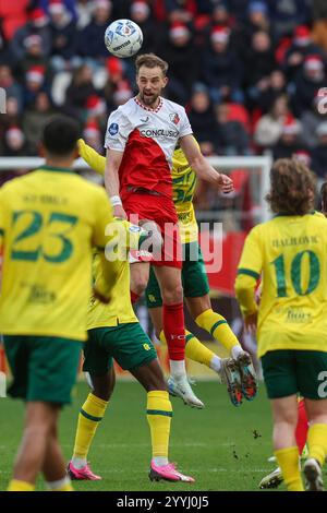 Utrecht, pays-Bas. 22 décembre 2024. UTRECHT, PAYS-BAS - 22 DÉCEMBRE : David min du FC Utrecht lors du match néerlandais Eredivisie entre le FC Utrecht et Fortuna Sittard au Stadion de Galgenwaard le 22 décembre 2024 à Utrecht, pays-Bas. (Photo de Ben Gal/Orange Pictures) crédit : Orange pics BV/Alamy Live News Banque D'Images