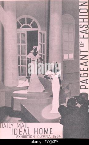 Concours de mode organisé à l'exposition Daily mail Ideal Home Exhibition, Olympia, Londres 1934 Banque D'Images