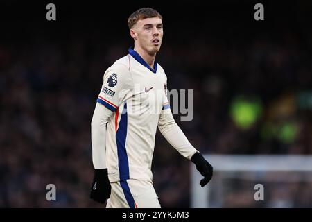 Cole Palmer de Chelsea lors du match de premier League Everton vs Chelsea au Goodison Park, Liverpool, Royaume-Uni, 22 décembre 2024 (photo de Mark Cosgrove/News images) Banque D'Images