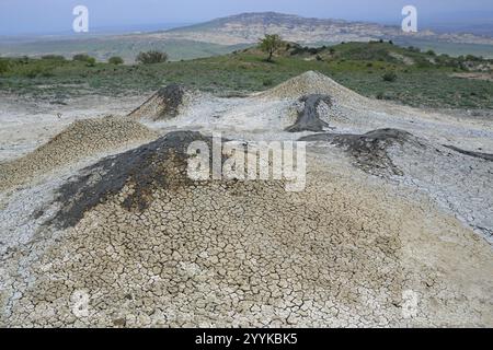 Volcans de boue, volcan, boue, Géorgie, Asie Banque D'Images