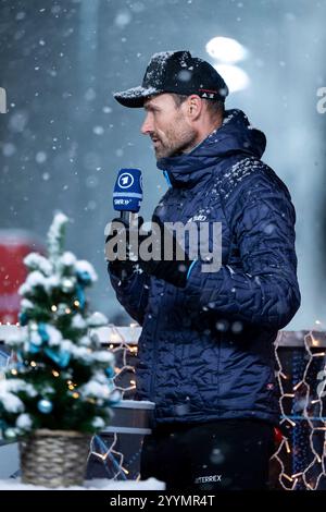 Sven Hannawald (ARD TV Experte), sui, FIS Viessmsann Skisprung Weltcup Engelberg Groß-Titlis-Schanze, Wettkampf Einzelspringen Herren, saison 2024/2025, 22.12.2024 Foto : Eibner-Pressefoto/Michael Memmler Banque D'Images