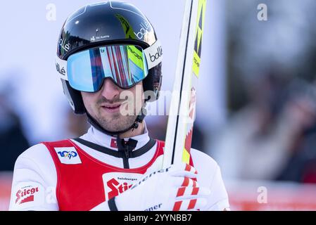 Ramsau. Am. Dachstein, Autriche. 22 décembre 2024. RAMSAU. AM. DACHSTEIN, AUTRICHE - 21 DÉCEMBRE : Fabio Obermeyr d'Autriche lors de la Coupe du monde FIS combiné nordique Ramsau hommes - individuel Gundersen HS96/10km Ramsau am Dachstein le 21 décembre 2024 à Ramsau. am. Dachstein, .241221 SEPA 12 092 - 20241222 PD8096 crédit : APA-PictureDesk/Alamy Live News Banque D'Images