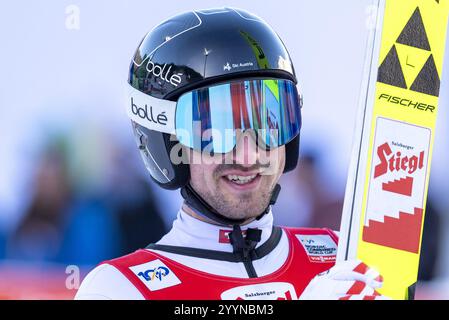 Ramsau. Am. Dachstein, Autriche. 22 décembre 2024. RAMSAU. AM. DACHSTEIN, AUTRICHE - 21 DÉCEMBRE : Fabio Obermeyr d'Autriche lors de la Coupe du monde FIS combiné nordique Ramsau hommes - individuel Gundersen HS96/10km Ramsau am Dachstein le 21 décembre 2024 à Ramsau. am. Dachstein, .241221 SEPA 12 093 - 20241222 PD8092 crédit : APA-PictureDesk/Alamy Live News Banque D'Images