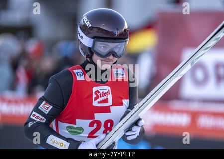Ramsau. Am. Dachstein, Autriche. 22 décembre 2024. RAMSAU. AM. DACHSTEIN, AUTRICHE - 21 DÉCEMBRE : Marco Heinis de France lors de la Coupe du monde FIS combiné nordique Ramsau hommes - individuel Gundersen HS96/10km Ramsau am Dachstein le 21 décembre 2024 à Ramsau. am. Dachstein, .241221 SEPA 12 120 - 20241222 PD9678 crédit : APA-PictureDesk/Alamy Live News Banque D'Images