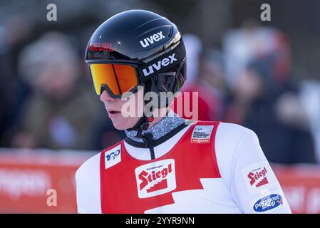 Ramsau. Am. Dachstein, Autriche. 22 décembre 2024. RAMSAU. AM. DACHSTEIN, AUTRICHE - 21 DÉCEMBRE : Paul Walcher d'Autriche lors de la Coupe du monde FIS combiné nordique Ramsau hommes - individuel Gundersen HS96/10km Ramsau am Dachstein le 21 décembre 2024 à Ramsau. am. Dachstein, .241221 SEPA 12 143 - 20241222 PD10127 crédit : APA-PictureDesk/Alamy Live News Banque D'Images