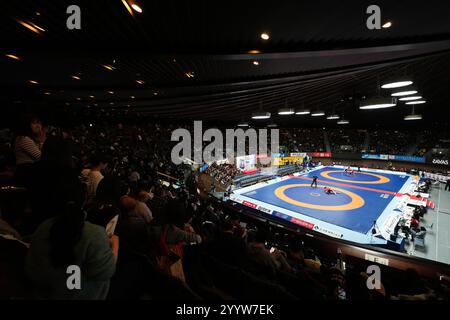 Yoyogi 2e gymnase, Tokyo, Japon. 21 décembre 2024. Vue générale, 21 DÉCEMBRE 2024 - lutte : championnat de lutte All Japan Wrestling au Yoyogi 2nd Gymnasium, Tokyo, Japon. Crédit : AFLO SPORT/Alamy Live News Banque D'Images