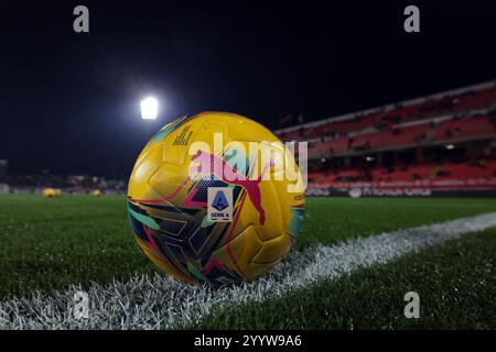 Monza, Italie. 22 décembre 2024. Puma Orbita Official Serie A 2024-2025 match est vu dans une vue générale avant le match de Serie A au U-Power Stadium, Monza. Le crédit photo devrait se lire : Jonathan Moscrop/Sportimage crédit : Sportimage Ltd/Alamy Live News Banque D'Images