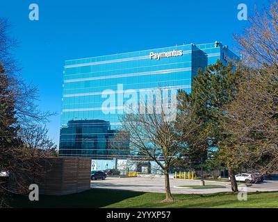 Toronto, ON, Canada – 20 janvier 2024 : voir au logo de la société INFORMATIQUE Paymentus Fintech Banque D'Images
