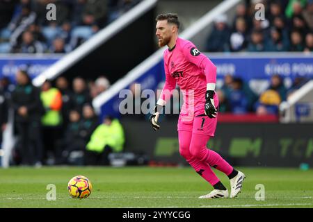 Wolverhampton, Royaume-Uni. 22 décembre 2024. José Sá des Wolves en action lors du match de Leicester City FC contre Wolverhampton Wanderers FC English premier League au Molineux Stadium, Wolverhampton, Angleterre, Royaume-Uni le 22 décembre 2024 Credit : Every second Media/Alamy Live News Banque D'Images