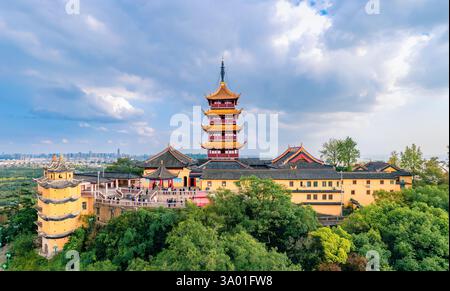 Wolf Mountain Scenic Spot, Nantong, Jiangsu, Chine Banque D'Images