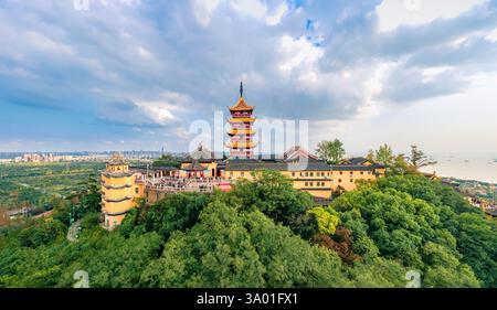 Wolf Mountain Scenic Spot, Nantong, Jiangsu, Chine Banque D'Images