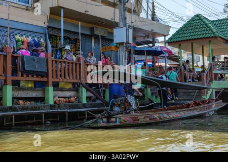 Damnoen Saduak Floating Market à Ratchaburi Banque D'Images