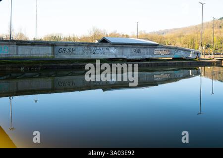 Pont tournant pivotant Brunel, Bristol UK Banque D'Images